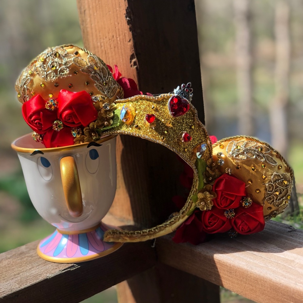Belle inspired Disney Ears 🥀✨